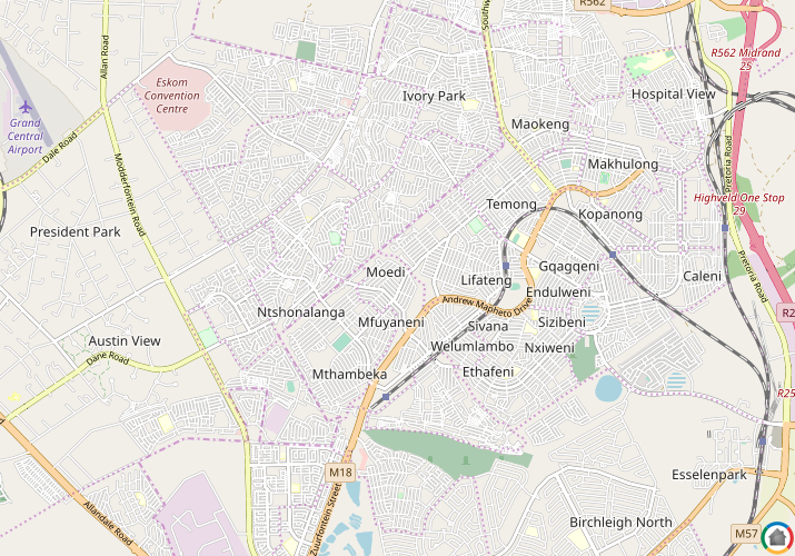 Map location of Khatamping